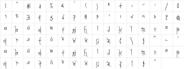 dilate. normal font glyphpreview