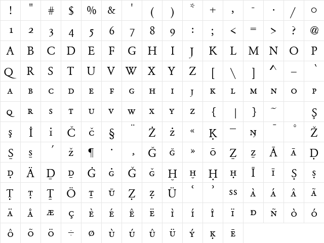 OI-Beyrut Bold-ItalicA font glyphpreview