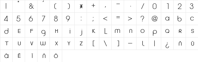 funk medium Medium font glyphpreview
