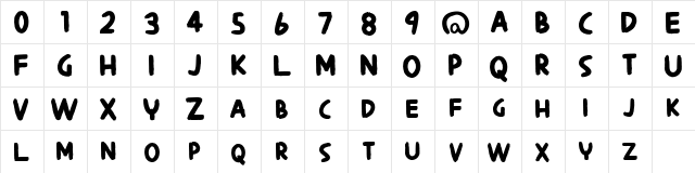 Saspoor Bold Regular font glyphpreview