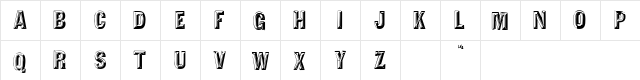 Fort Knox 1 Normal font glyphpreview