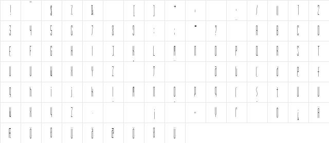 SpiritRegular Regular font glyphpreview