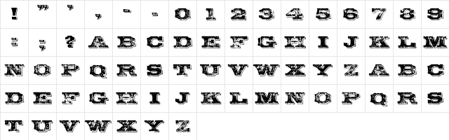 Stockton WF Regular font glyphpreview
