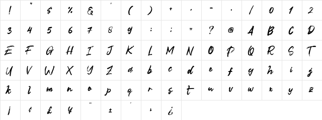 Fontix Regular font glyphpreview