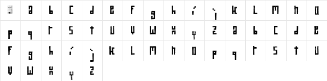 RawStreetWall Regular font glyphpreview