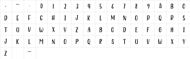 Feeling Good Regular font glyphpreview