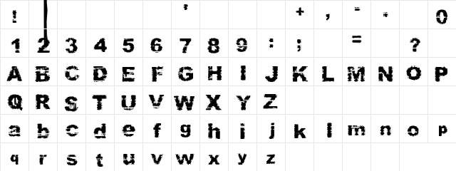 Thorny Zest Regular font glyphpreview