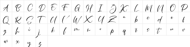 Frenchoy FREE Regular font glyphpreview