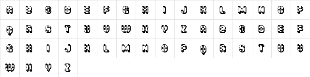 Furious Ride Abstract Regular font glyphpreview