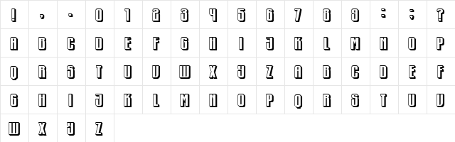 Murmansk Regular font glyphpreview