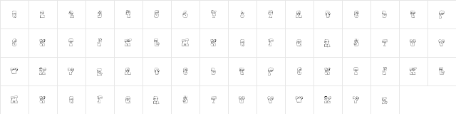 FrostyHoliday Regular font glyphpreview