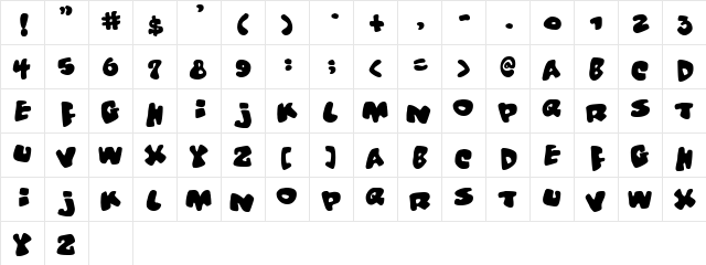 Vitamin Regular font glyphpreview