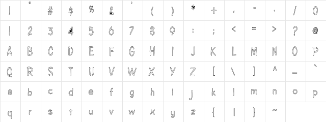 Diego1HC Regular font glyphpreview