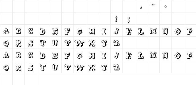 Nobble Normal font glyphpreview