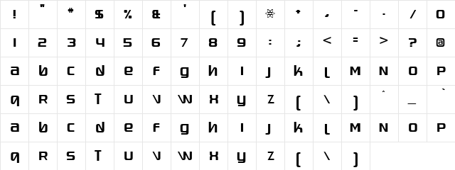 Domiz Pizz Regular font glyphpreview