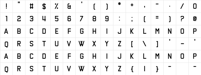 Say the Words Regular font glyphpreview