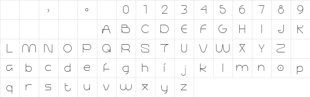 SIDIQIE Regular Free Version font glyphpreview