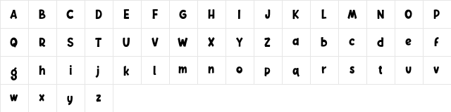 Chelsy Free Regular font glyphpreview