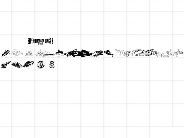 Anderson Dings 2 Regular font glyphpreview