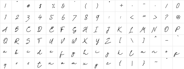 Epic Kantona Kantona font glyphpreview