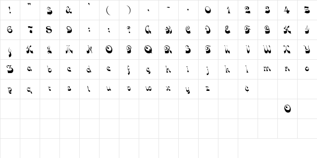 TradeWindSSK Regular font glyphpreview
