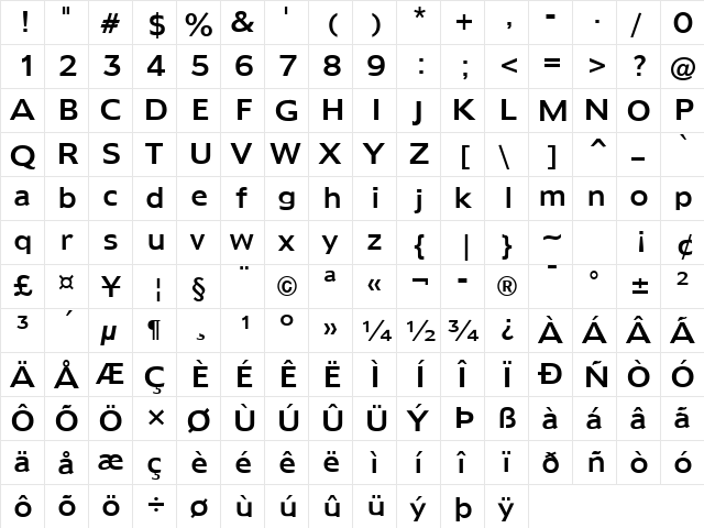 Rain Song 7 Regular font glyphpreview