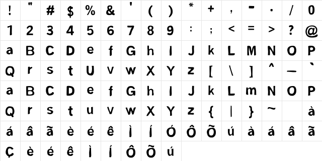 fsm_sans fsm font glyphpreview