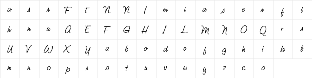 StudioScriptEF Regular font glyphpreview