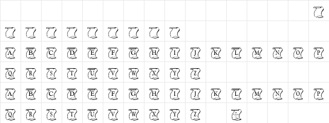 AIN Messenger Regular font glyphpreview