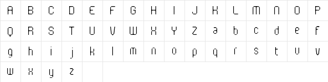 Flotsam Motorway Regular font glyphpreview