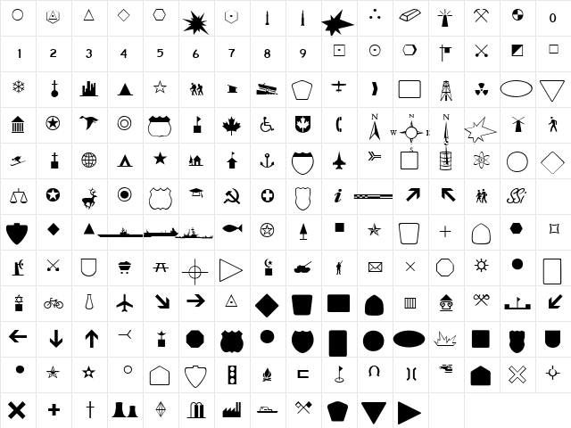 Cartographer Light SSi Light font glyphpreview