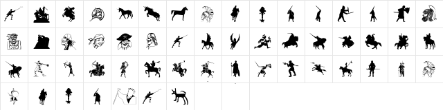 Oldtimers Regular font glyphpreview