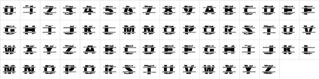 Trackers Regular font glyphpreview