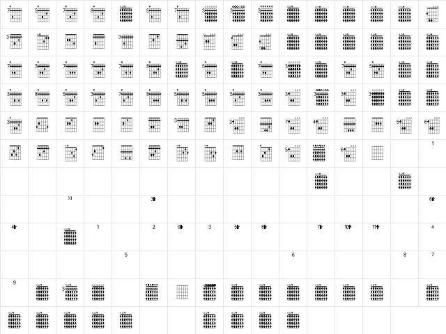 FarHat Regular font glyphpreview