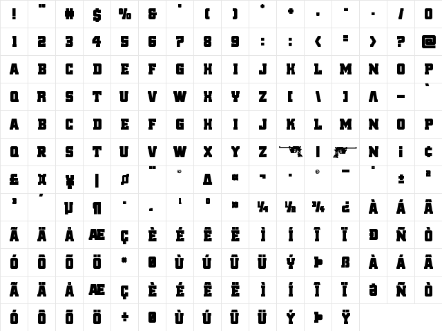 Red Delicious Bold Bold font glyphpreview