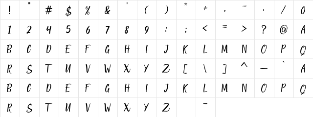 QUICK BRIDGE Regular font glyphpreview