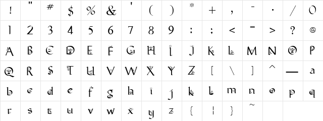 Clb:JewishHolidays Normal font glyphpreview