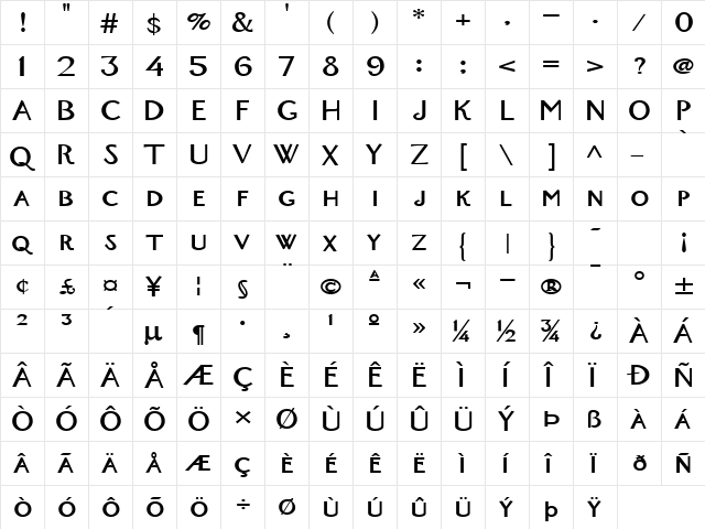 New York-Extended Bold font glyphpreview