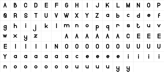 Fairry Eastern Demo Serif Bold Regular font glyphpreview