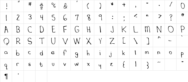 Carnes Regular font glyphpreview