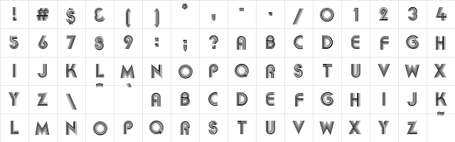 Akka Regular font glyphpreview