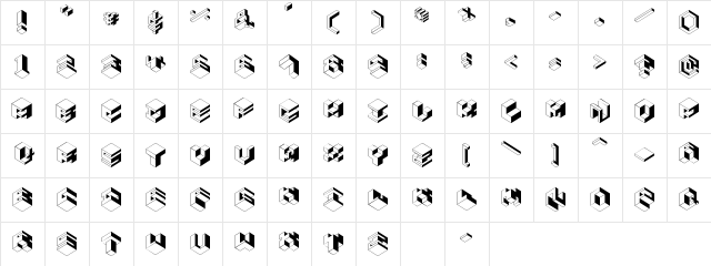 koobz Regular font glyphpreview