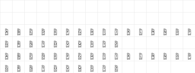 Florist Regular font glyphpreview