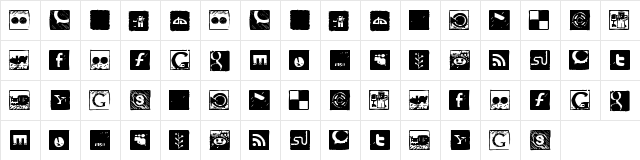 Social Manual Regular font glyphpreview