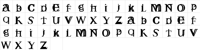 Englishgothic Regular font glyphpreview