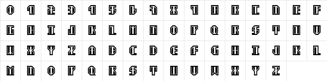 Ekster Regular font glyphpreview
