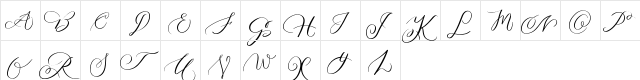 MONOGRAM O Regular font glyphpreview