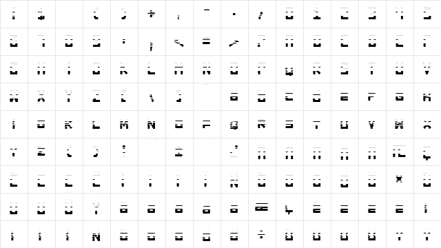 dark forest 1 Regular font glyphpreview