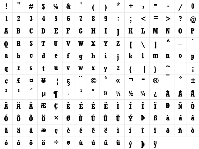 Summit Meeting 1 Regular font glyphpreview