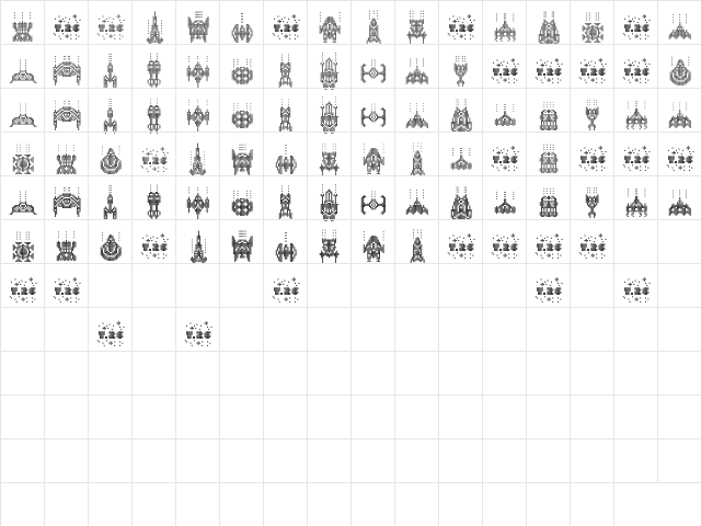 ItsOVERCaptain Regular font glyphpreview